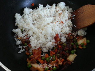 Family Making Kimchi Fried Rice recipe