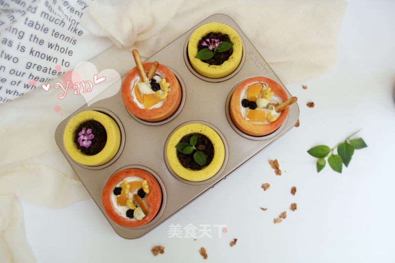 #the 4th Baking Contest and is Love Eat Festival# Colored Bauermeike Cup Cakes recipe