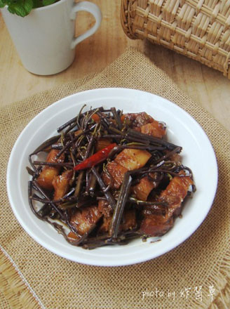 Braised Pork with Bracken recipe