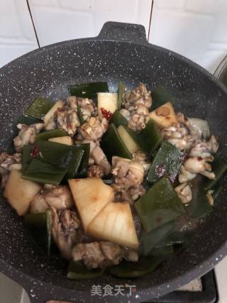 Roasted Bullfrog with Seaweed and Winter Melon recipe