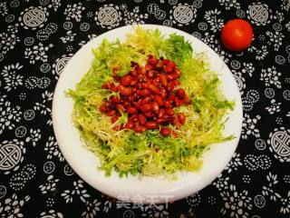 #团圆饭#peanuts Mixed with Bitter Chrysanthemum recipe