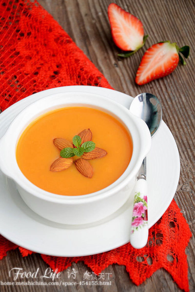 【lily Pumpkin Soup】--- Simple and Nutritious Breakfast Drink recipe