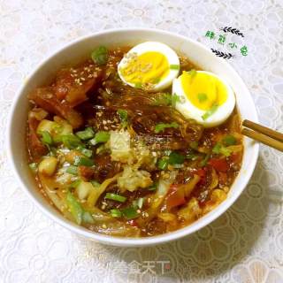 Sour and Spicy Noodles recipe