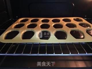 #aca烤明星大赛#chocolate Madeleine Cake recipe