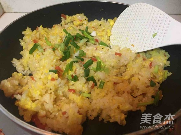 Carrot Egg Fried Rice recipe