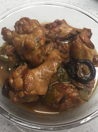 Chicken Stewed with Mushrooms recipe