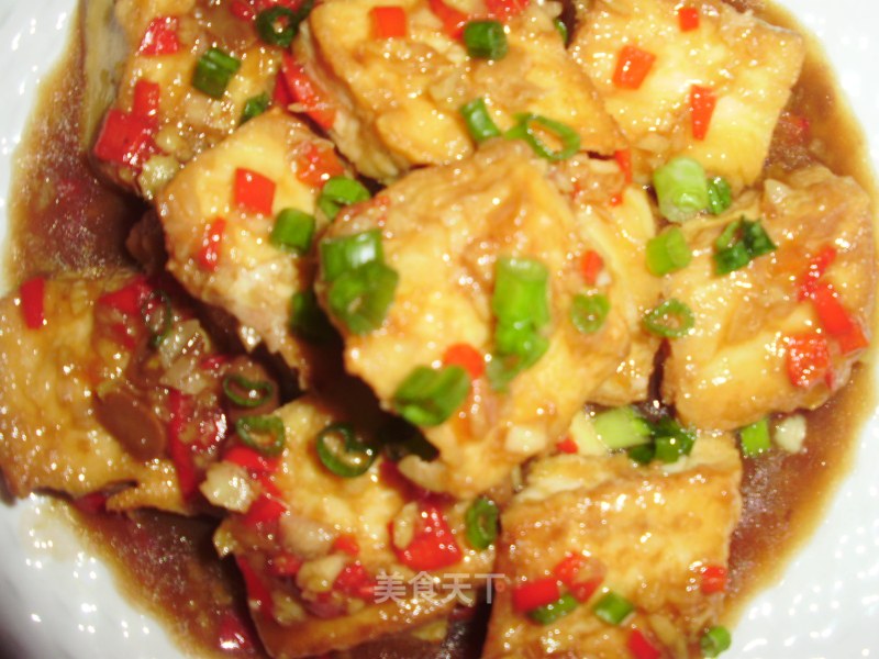 Congee and Side Dish ~ Braised Tofu