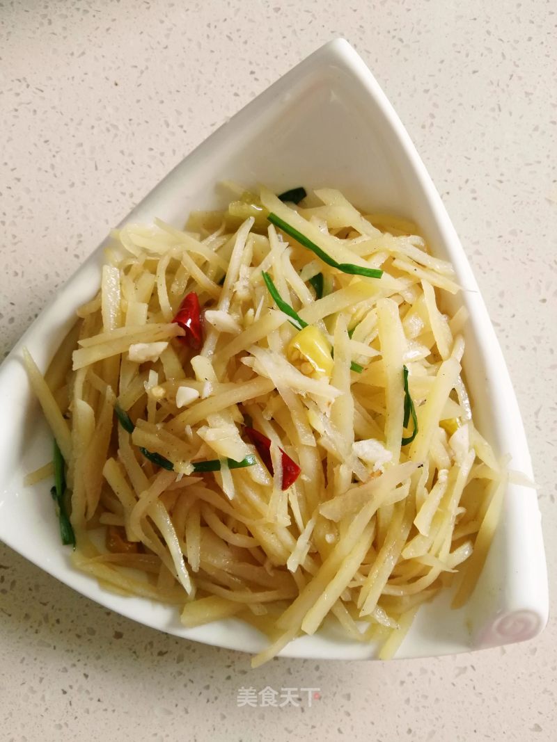 Hot and Sour Potato Shreds recipe