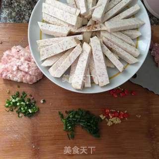 Steamed Taro with Minced Meat recipe