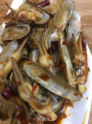 Spicy Fried Razor Clam recipe