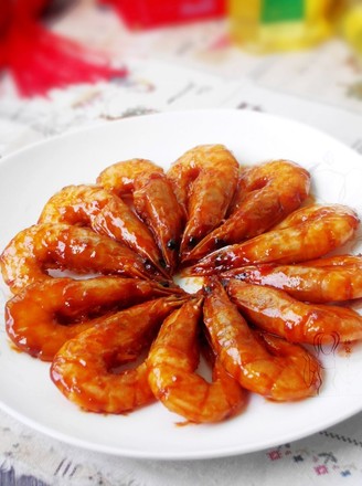 Braised Prawns in Tomato Sauce recipe