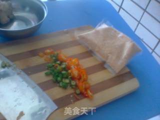 Steamed Spare Ribs with Pumpkin Powder recipe
