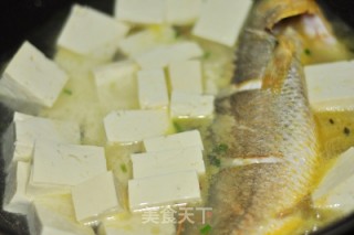 Yellow Croaker Braised Tofu recipe