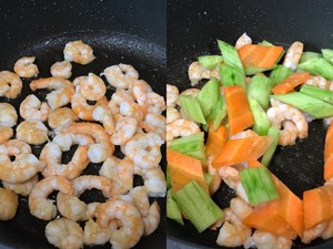 Ten Minutes Quick Dish --- Cucumber and Shrimp recipe