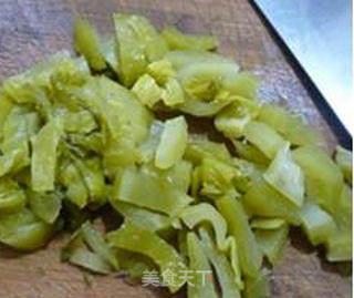 Fried Goose Intestines with Sauerkraut Stems recipe