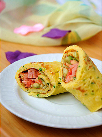 Color Vegetable Cheese Burrito recipe