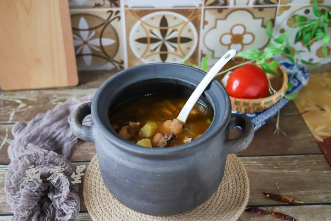 Mushroom and Potato Cured Chicken Pot recipe