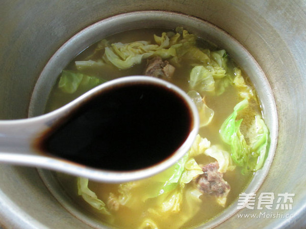 Cabbage Steak Rib Soup recipe