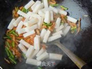 Stir-fried Rice Cake with Spicy Cabbage recipe