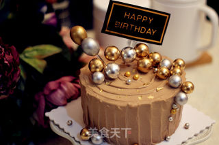 Low-key Luxury~【chocolate Cream Birthday Cake】 recipe