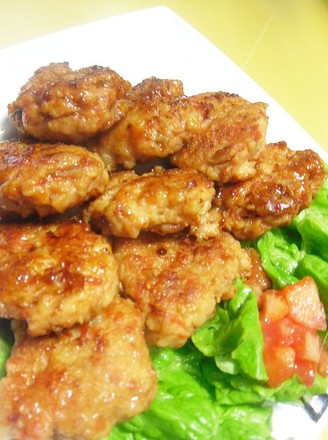Shrimp Cakes with Oyster Sauce