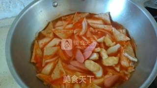 Simple Fried Rice Cake recipe