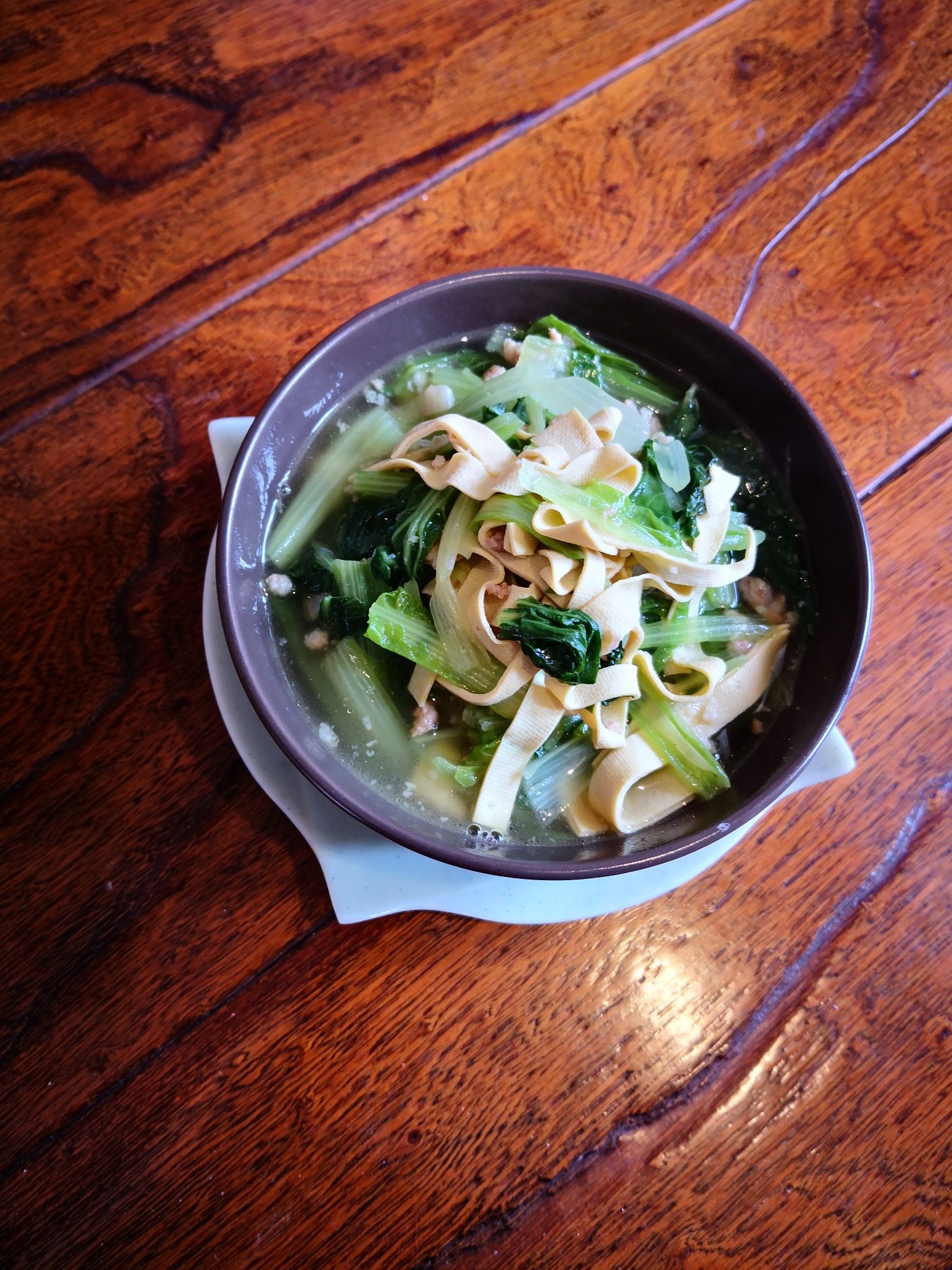 Cabbage Dried Tofu Soup recipe