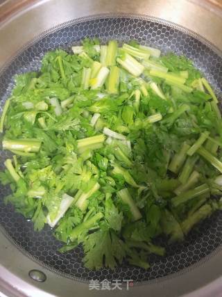 Fried Celery with Tofu Wrap recipe