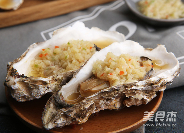 Garlic Oysters (steamed in Shell) recipe