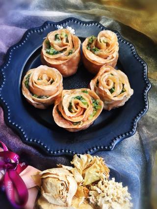 Romantic Rose Steamed Dumplings recipe