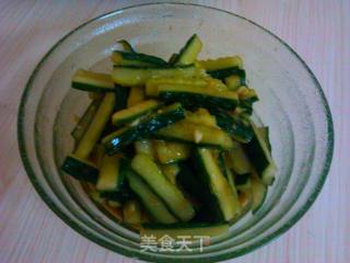 Cold Cucumber, Sweet and Sour Msg recipe