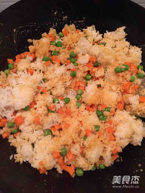 Fried Rice with Shrimp Sauce recipe