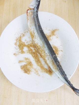 Pan-fried Saury recipe