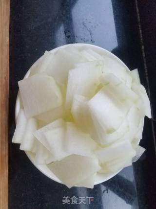 Stir-fried Winter Melon Mushroom with Soy Sauce recipe