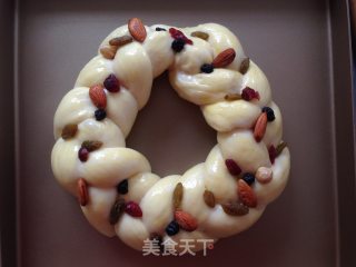 Christmas Wreath Bread recipe