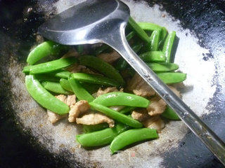 Stir-fried Sweet Beans with Pork Belly recipe