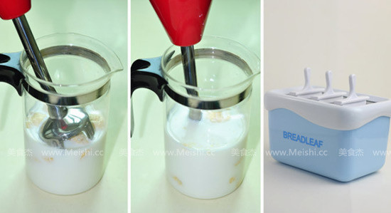 Banana Milk Popsicle recipe