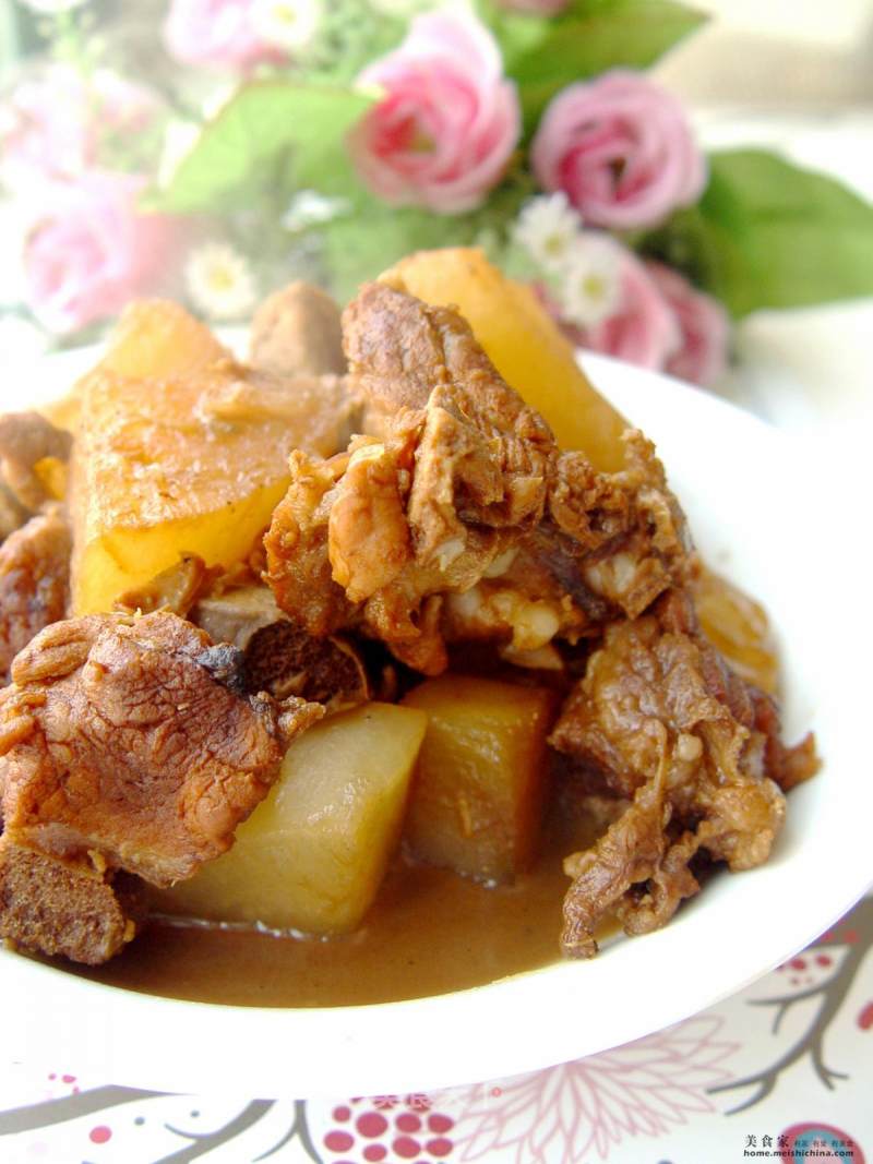 Braised Pork Ribs with Carrots recipe