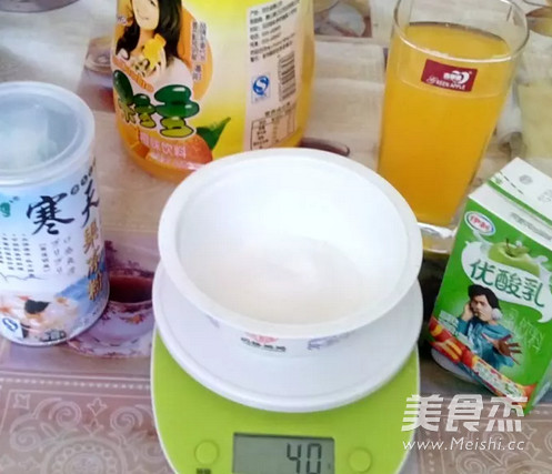 Orange Juice Yogurt Jelly recipe
