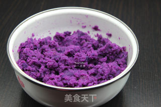 Crispy Purple Sweet Potato Meatballs recipe
