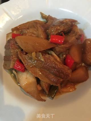 Soaked Radish Pork recipe