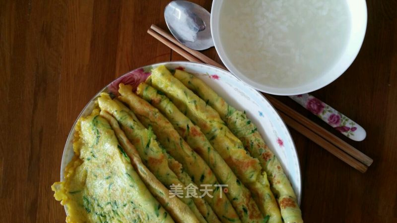 Spicy Cucumber Omelet