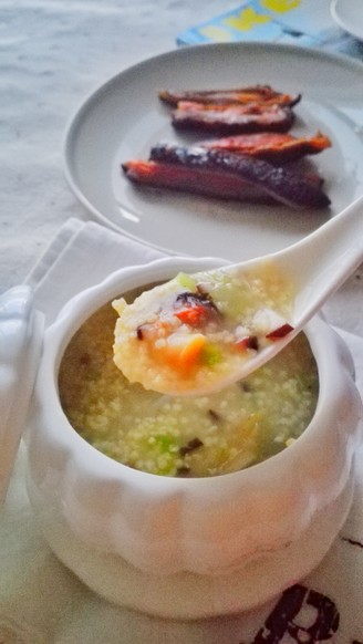 Red Ginseng Millet Health Congee recipe