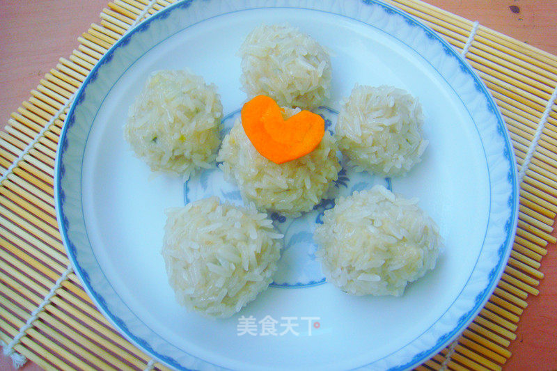 Pearl Balls---delicious Steamed in A Rice Cooker recipe