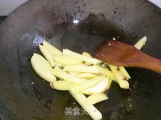 Fried Celery with Potato Chips recipe