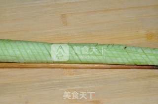 Steamed Loofah with Garlic Vermicelli recipe