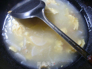 Open Foreign Egg Radish Soup recipe