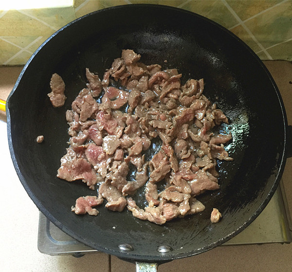 Mushroom Fried Beef#lunch# recipe