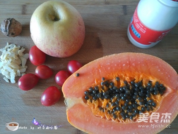 Papaya Apple Yogurt recipe