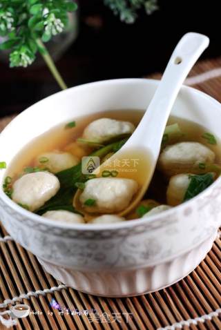High Protein and Low Fat Handmade Fish Ball Soup recipe